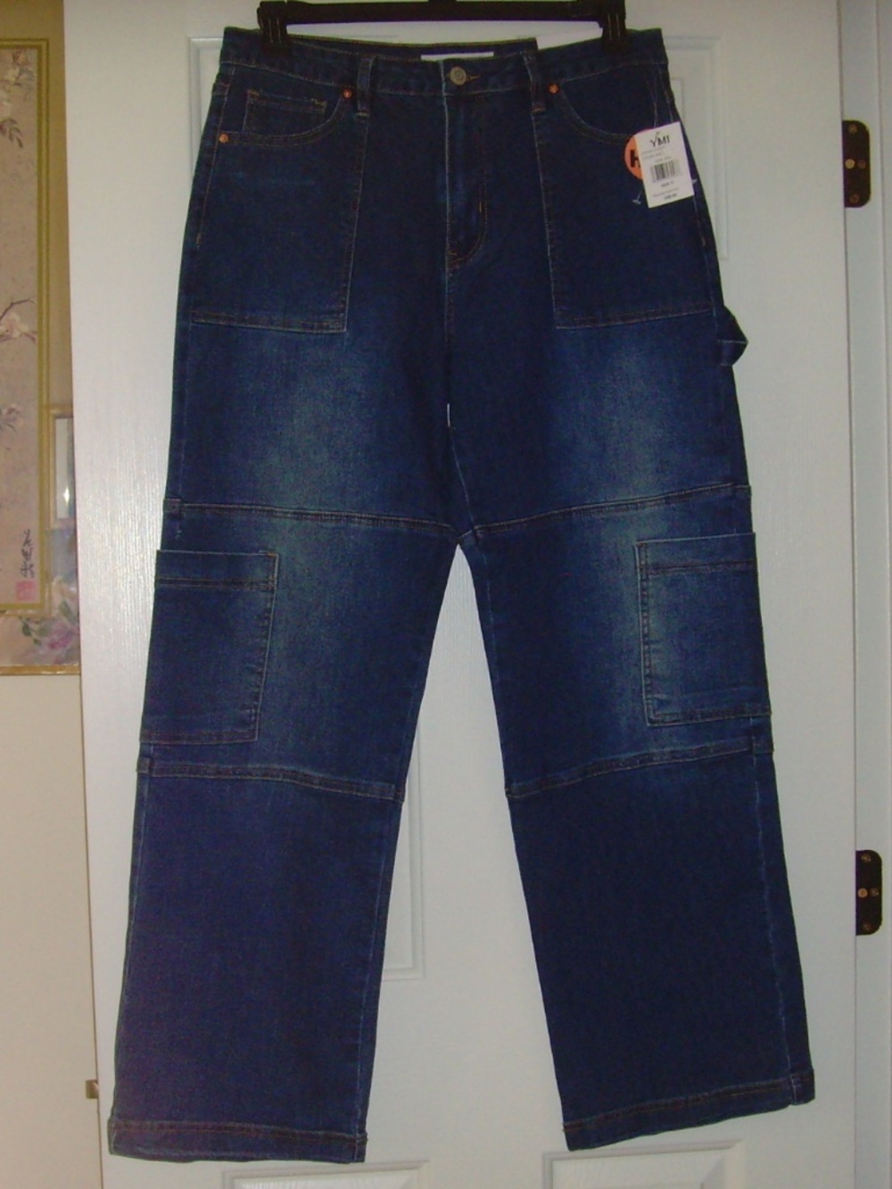 YMI High Rise Stretch Cargo Jeans NEW - Size 11